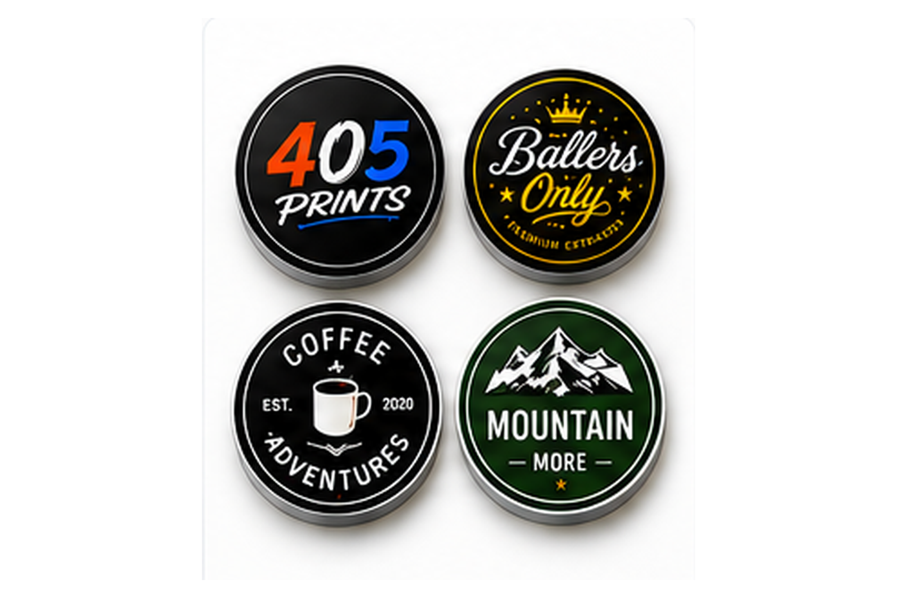 Custom circle stickers