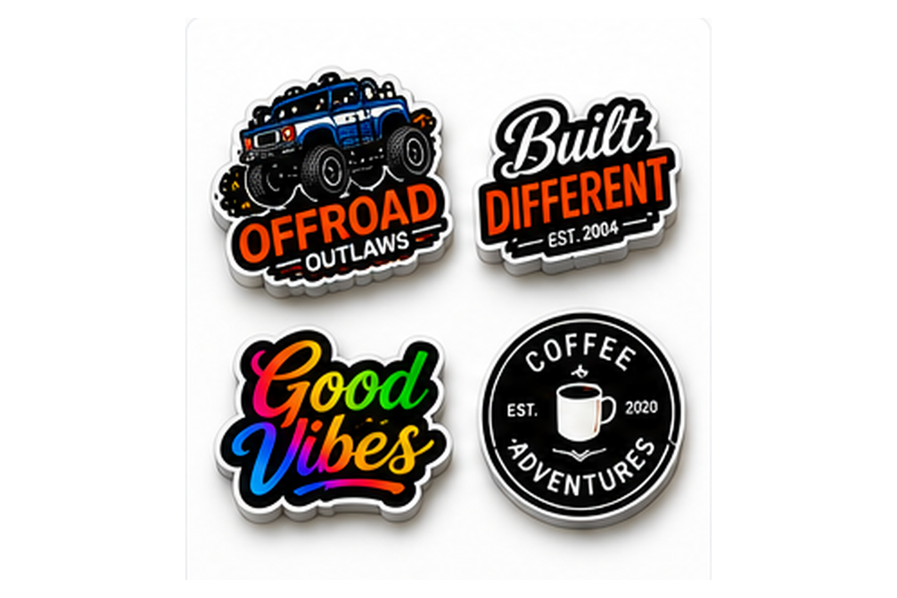 Custom die cut stickers